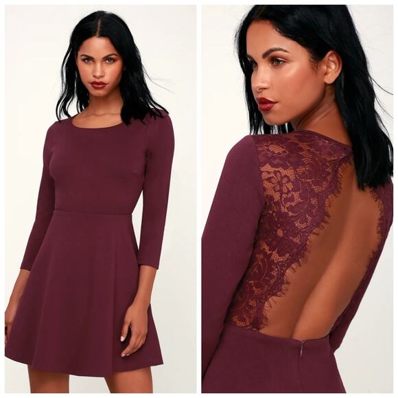 Lulu's Fit & Flare Dress - Picture 1 of 11